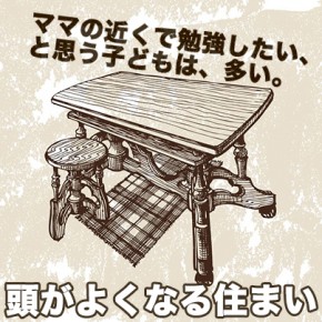 頭がよくなる住まい（10）｜ 動いて、集中。