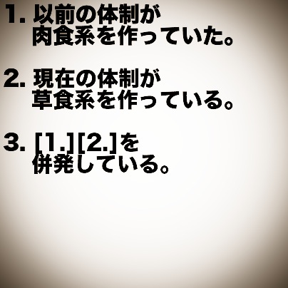 草食系男子と肉食系男子